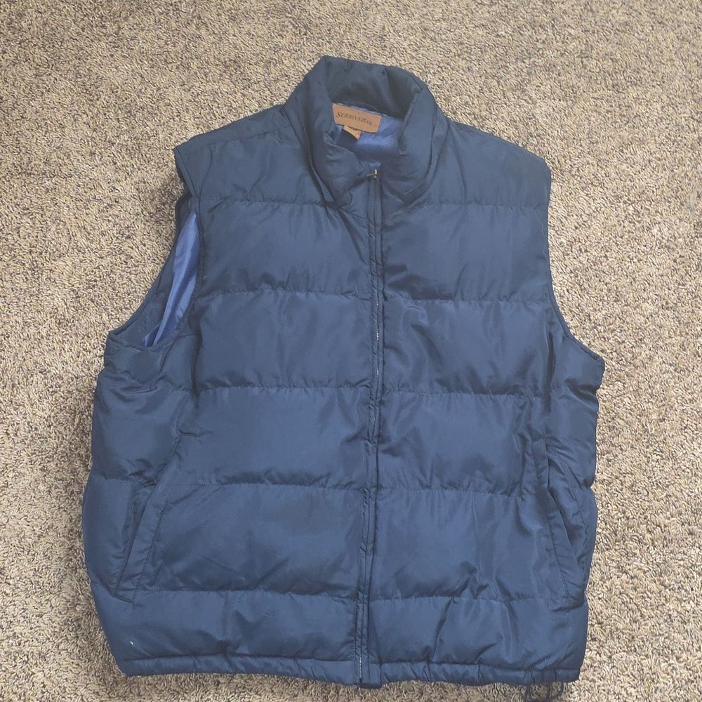 Men's St. John's Bay Blue Puffer Vest, Size XXL